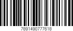 Código de barras (EAN, GTIN, SKU, ISBN): '7891490777618'