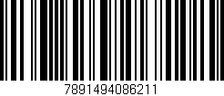 Código de barras (EAN, GTIN, SKU, ISBN): '7891494086211'