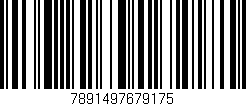 Código de barras (EAN, GTIN, SKU, ISBN): '7891497679175'