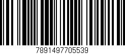 Código de barras (EAN, GTIN, SKU, ISBN): '7891497705539'