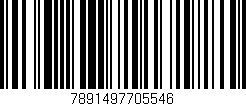 Código de barras (EAN, GTIN, SKU, ISBN): '7891497705546'