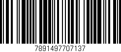 Código de barras (EAN, GTIN, SKU, ISBN): '7891497707137'