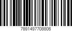 Código de barras (EAN, GTIN, SKU, ISBN): '7891497708806'