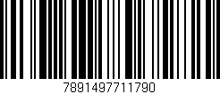 Código de barras (EAN, GTIN, SKU, ISBN): '7891497711790'
