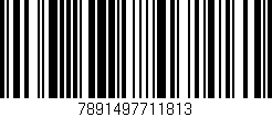 Código de barras (EAN, GTIN, SKU, ISBN): '7891497711813'