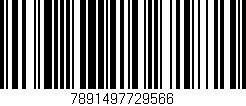Código de barras (EAN, GTIN, SKU, ISBN): '7891497729566'