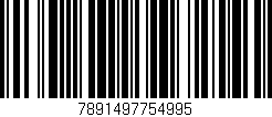 Código de barras (EAN, GTIN, SKU, ISBN): '7891497754995'