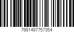 Código de barras (EAN, GTIN, SKU, ISBN): '7891497757354'