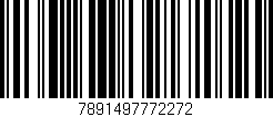 Código de barras (EAN, GTIN, SKU, ISBN): '7891497772272'