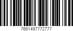 Código de barras (EAN, GTIN, SKU, ISBN): '7891497772777'