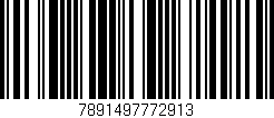 Código de barras (EAN, GTIN, SKU, ISBN): '7891497772913'