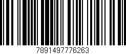 Código de barras (EAN, GTIN, SKU, ISBN): '7891497776263'