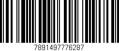 Código de barras (EAN, GTIN, SKU, ISBN): '7891497776287'