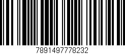 Código de barras (EAN, GTIN, SKU, ISBN): '7891497778232'