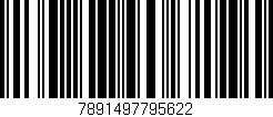 Código de barras (EAN, GTIN, SKU, ISBN): '7891497795622'