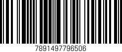 Código de barras (EAN, GTIN, SKU, ISBN): '7891497796506'