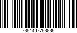 Código de barras (EAN, GTIN, SKU, ISBN): '7891497796889'