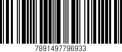 Código de barras (EAN, GTIN, SKU, ISBN): '7891497796933'