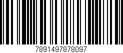 Código de barras (EAN, GTIN, SKU, ISBN): '7891497878097'