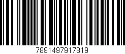 Código de barras (EAN, GTIN, SKU, ISBN): '7891497917819'