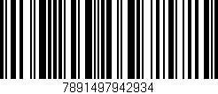 Código de barras (EAN, GTIN, SKU, ISBN): '7891497942934'