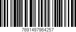 Código de barras (EAN, GTIN, SKU, ISBN): '7891497964257'