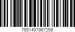 Código de barras (EAN, GTIN, SKU, ISBN): '7891497987256'