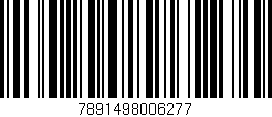 Código de barras (EAN, GTIN, SKU, ISBN): '7891498006277'