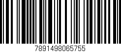 Código de barras (EAN, GTIN, SKU, ISBN): '7891498065755'