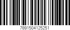 Código de barras (EAN, GTIN, SKU, ISBN): '7891504125251'