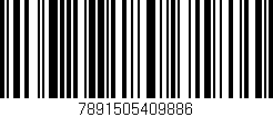 Código de barras (EAN, GTIN, SKU, ISBN): '7891505409886'