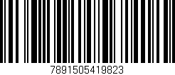 Código de barras (EAN, GTIN, SKU, ISBN): '7891505419823'