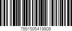 Código de barras (EAN, GTIN, SKU, ISBN): '7891505419908'