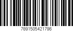 Código de barras (EAN, GTIN, SKU, ISBN): '7891505421796'