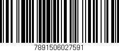 Código de barras (EAN, GTIN, SKU, ISBN): '7891506027591'