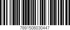 Código de barras (EAN, GTIN, SKU, ISBN): '7891506030447'