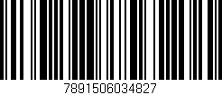 Código de barras (EAN, GTIN, SKU, ISBN): '7891506034827'