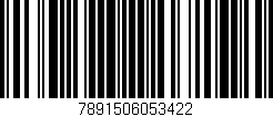 Código de barras (EAN, GTIN, SKU, ISBN): '7891506053422'