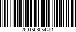 Código de barras (EAN, GTIN, SKU, ISBN): '7891506054481'