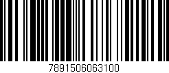 Código de barras (EAN, GTIN, SKU, ISBN): '7891506063100'
