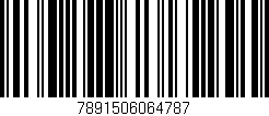 Código de barras (EAN, GTIN, SKU, ISBN): '7891506064787'