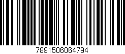 Código de barras (EAN, GTIN, SKU, ISBN): '7891506064794'