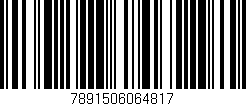 Código de barras (EAN, GTIN, SKU, ISBN): '7891506064817'