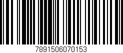 Código de barras (EAN, GTIN, SKU, ISBN): '7891506070153'