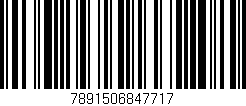 Código de barras (EAN, GTIN, SKU, ISBN): '7891506847717'