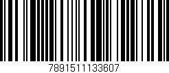 Código de barras (EAN, GTIN, SKU, ISBN): '7891511133607'