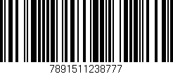 Código de barras (EAN, GTIN, SKU, ISBN): '7891511238777'