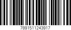 Código de barras (EAN, GTIN, SKU, ISBN): '7891511243917'