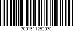 Código de barras (EAN, GTIN, SKU, ISBN): '7891511252070'