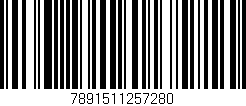 Código de barras (EAN, GTIN, SKU, ISBN): '7891511257280'